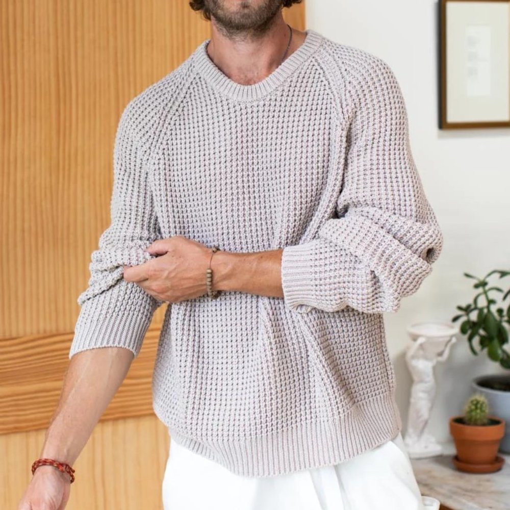 Emerson Fry Ryan Heavy Sweater — Sand Organic